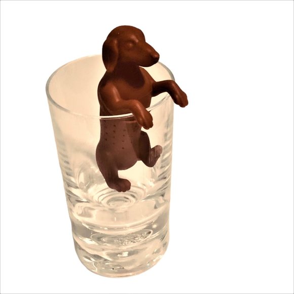 Whimsical Silicone Dachshund Tea Strainer Infuser New in unopened Box - Picture 5 of 7